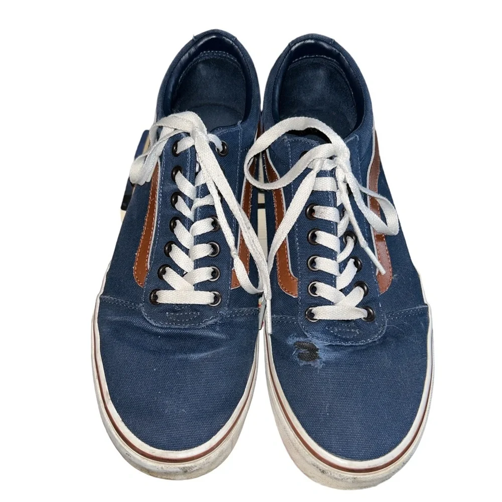 Vans Men's Low-Top Trainers Sneaker C L Dress Blues White Size 10